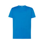 JHK T-Shirt da Uomo a Maniche Corte Girocollo Regular Acquamarino