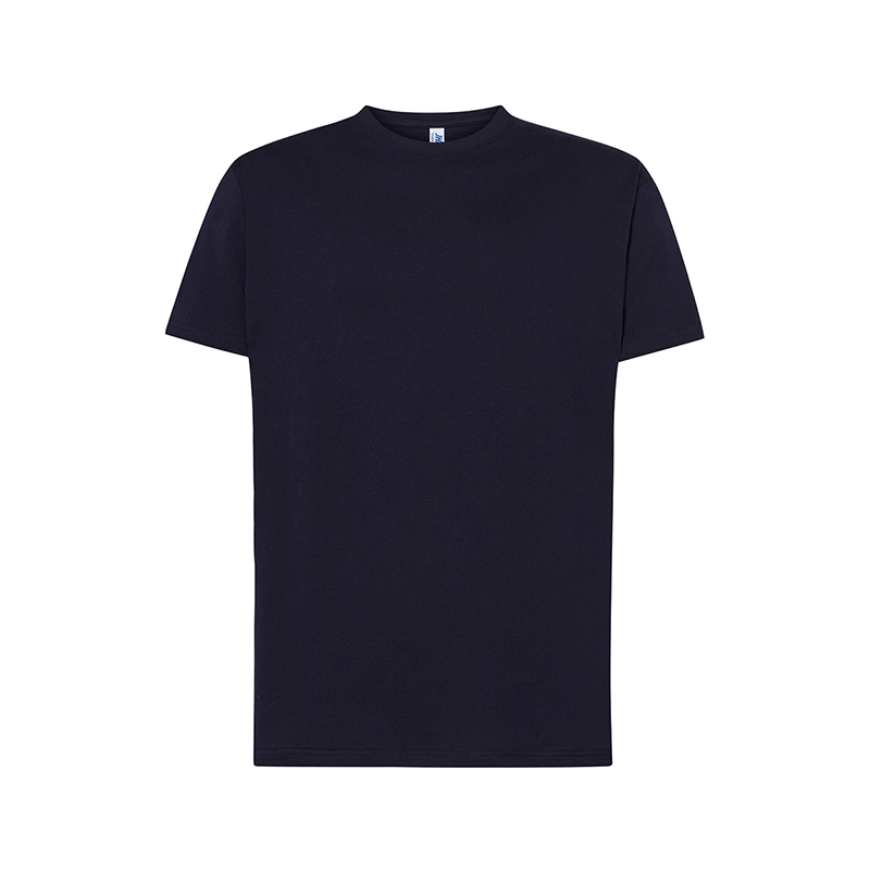 JHK T-Shirt da Uomo a Maniche Corte Girocollo Regular Blu Navy