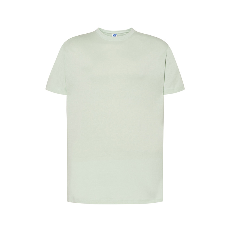 JHK T-Shirt da Uomo a Maniche Corte Girocollo Regular Ice Blue
