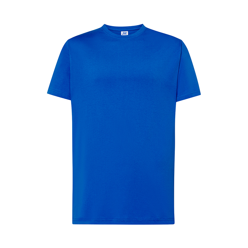 JHK T-Shirt da Uomo a Maniche Corte Blu Royal