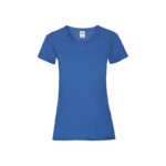 Fruit of the Loom T-shirt donna Valueweight blu royal