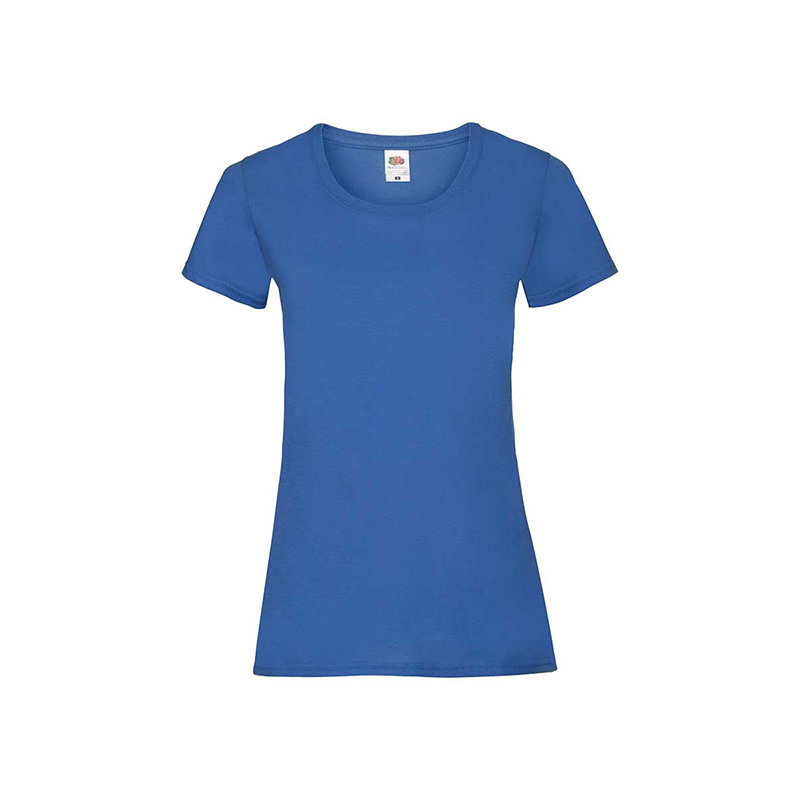 Fruit of the Loom T-shirt donna Valueweight blu royal