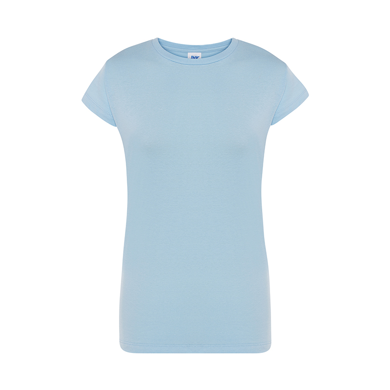 JHK T-Shirt donna Girocollo Regular Sky Blue