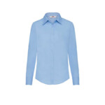 Camicia da Donna a Maniche Lunghe Popeline (carica il tuo design)