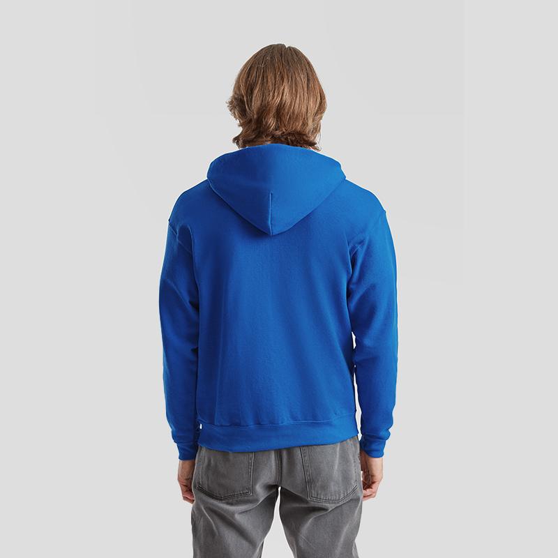Felpa con Zip e Cappuccio Unisex Classic in Cotone - immagine 3