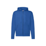Fruit of the Loom Felpa con Zip e Cappuccio Unisex Classic in Cotone scegli il tuo ricamo