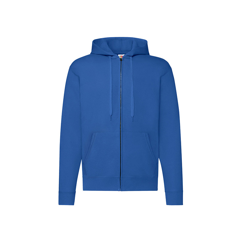 Fruit of the Loom Felpa con Zip e Cappuccio Unisex Classic in Cotone scegli il tuo ricamo