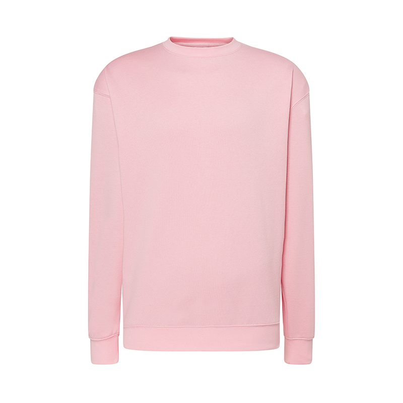 JHK T-Shirt Felpa Girocollo Unisex Premium rosa