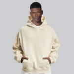 JHK T-Shirt Felpa da Uomo con Cappuccio Oversize