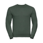Russell Felpa Girocollo da Uomo Authentic verde bottiglia