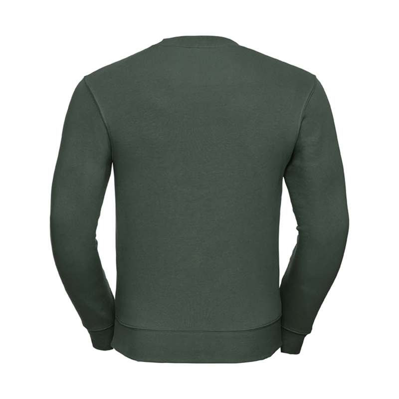 Russell Felpa Girocollo da Uomo Authentic verde bottiglia