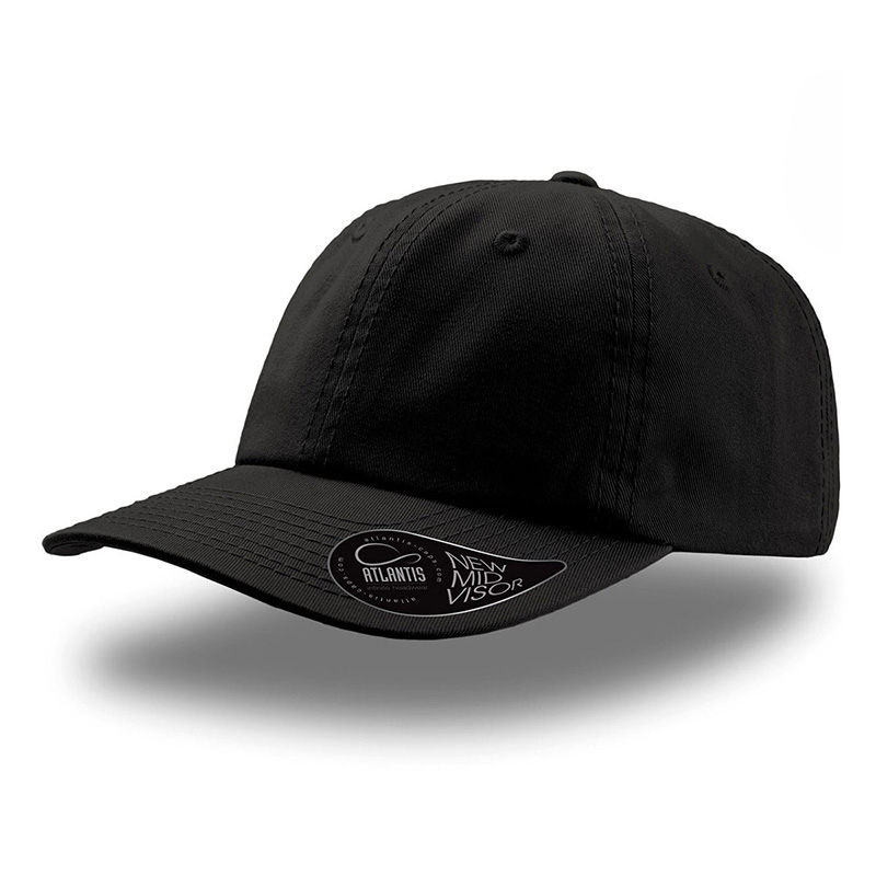 Atlantis Cappello Dad Hat Unisex Mid Visor nero