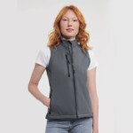 Russell Gilet Softshell da Donna antivento con tasche laterali
