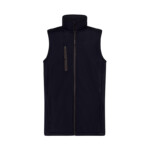 JHK Gilet Softshell da Uomo con Fodera in Micropile blu navy