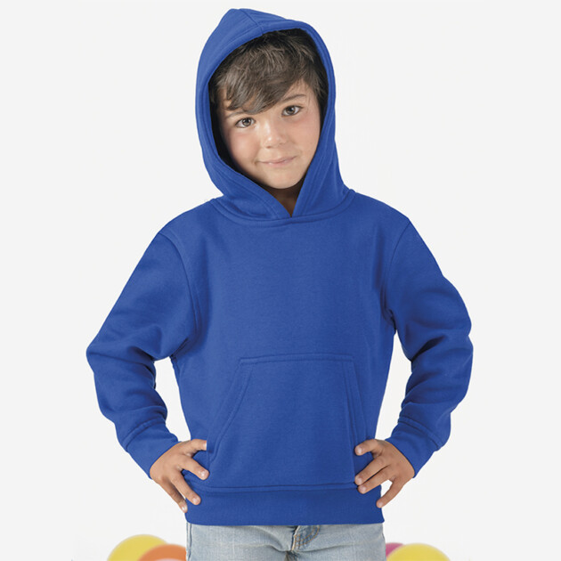 JHK T-Shirt Felpa da Bambini con Cappuccio Premium