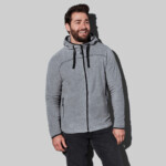 Stedman Collection Giacca in Pile Uomo con Cappuccio