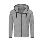 Stedman Collection Giacca in Pile Uomo con Cappuccio