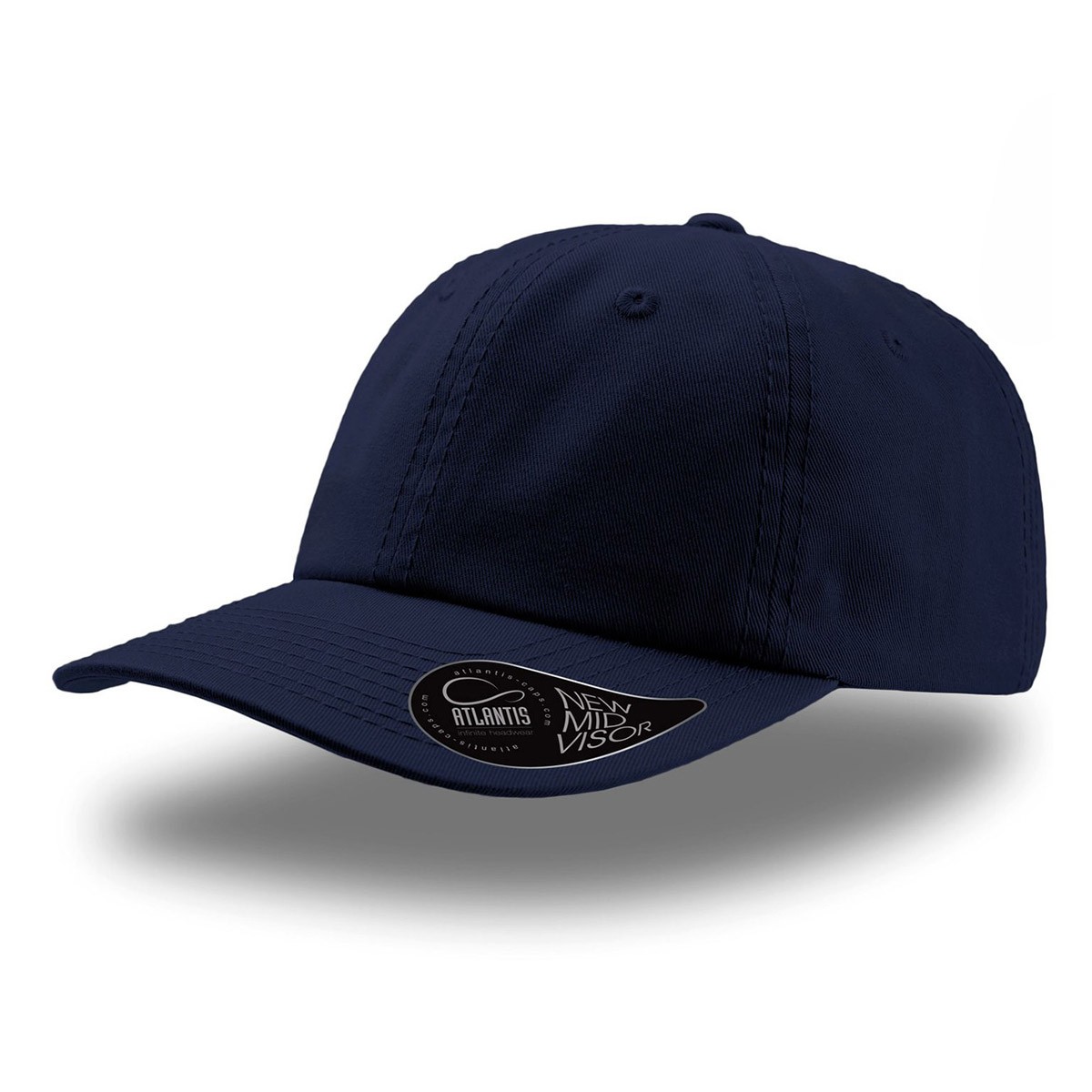 Atlantis Cappello Dad Hat Unisex Mid Visor navy
