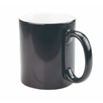 Craftelier Tazza Magica in Ceramica per Sublimazione 350 ml nero
