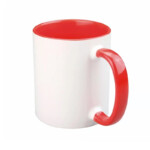 Craftelier Tazza in Ceramica per Sublimazione 350 ml bianco rosso