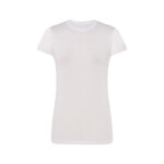 T-Shirt da Donna a Maniche Corte Sublimatica modello Comfort bianco