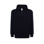 Felpa da Uomo con Cappuccio in Tessuto Leggero French Terry navy