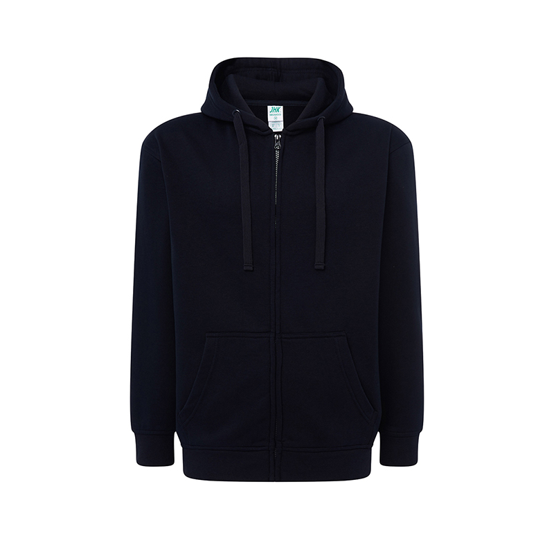 Felpa da Uomo con Cappuccio in Tessuto Leggero French Terry navy