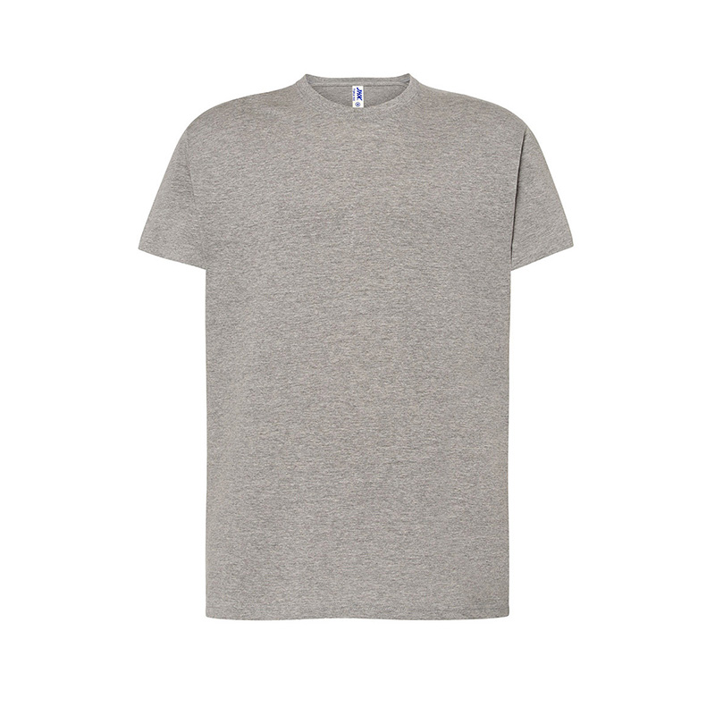 JHK T-Shirt Uomo Maniche Corte Cotone Premium grigio