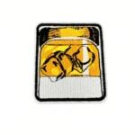 Patch termoadesiva bicchiere di whiskey