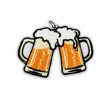 Patch termoadesiva coppia boccali di birra