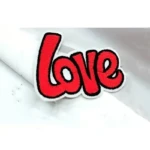 Patch Termoadesiva scritta Love