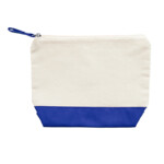Beauty case bicolore con zip modello Doel