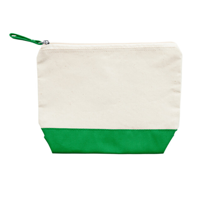 Beauty case bicolore con zip modello Doel