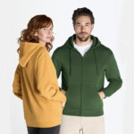 JHK Felpa Unisex con Cappuccio e Zip Premium