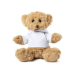 Orsetto Peluche con Camicia Sublimatica modello Loony bianco
