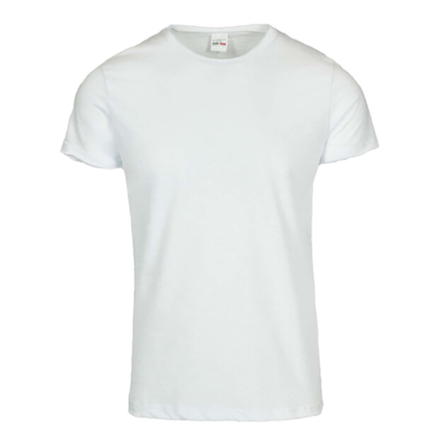 Vesti T-shirt fiammata girocollo da uomo a maniche corte