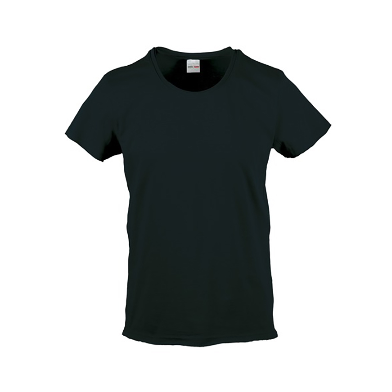 Vesti T-shirt uomo girocollo a maniche corte taglio vivo