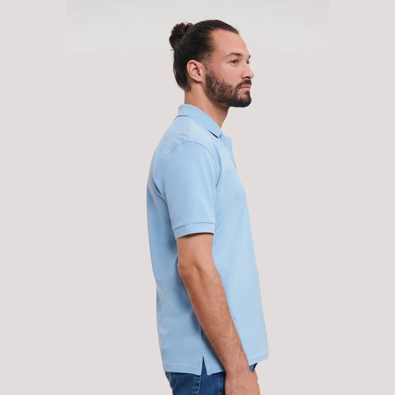 Russell Polo da Uomo in piqué di cotone a manica corta - immagine 3