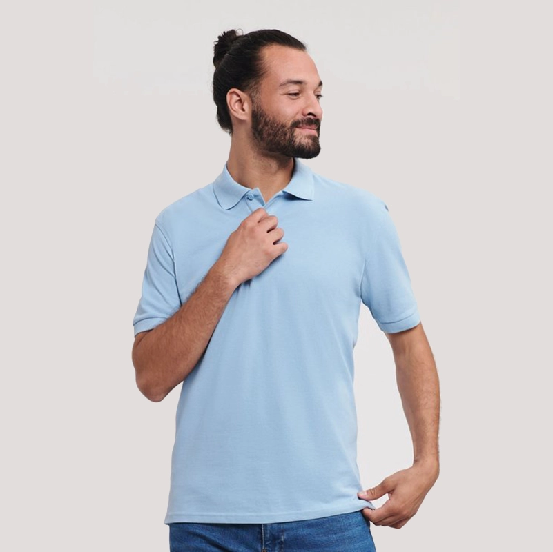 Russell Polo da Uomo in piqué di cotone a manica corta - immagine 4