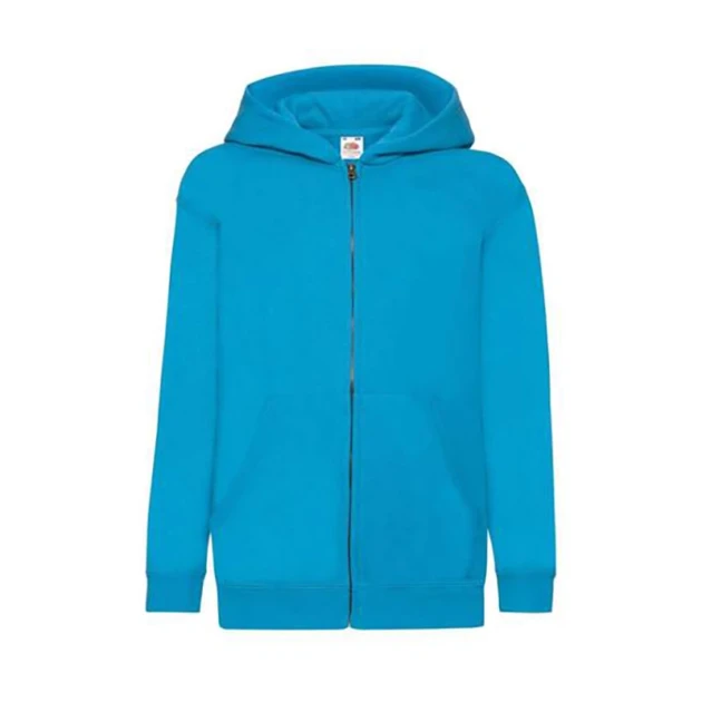 Fruit of the Loom Felpa Classic da bambino con cappuccio e zip