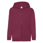 Fruit of the Loom Felpa Classic da bambino con cappuccio e zip