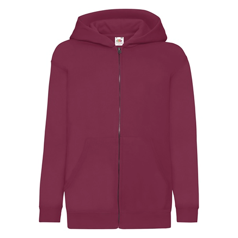 Fruit of the Loom Felpa Classic da bambino con cappuccio e zip