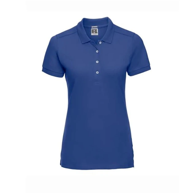 Russell Polo Stretch Slim Fit da donna a maniche corte