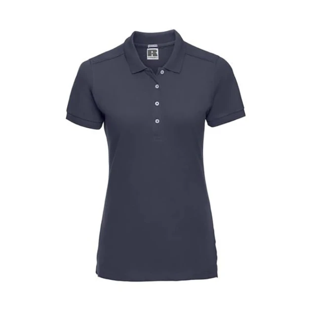 Russell Polo Stretch Slim Fit da donna a maniche corte