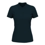 Stedman Polo da donna in piqué di cotone Lux a maniche corte blu