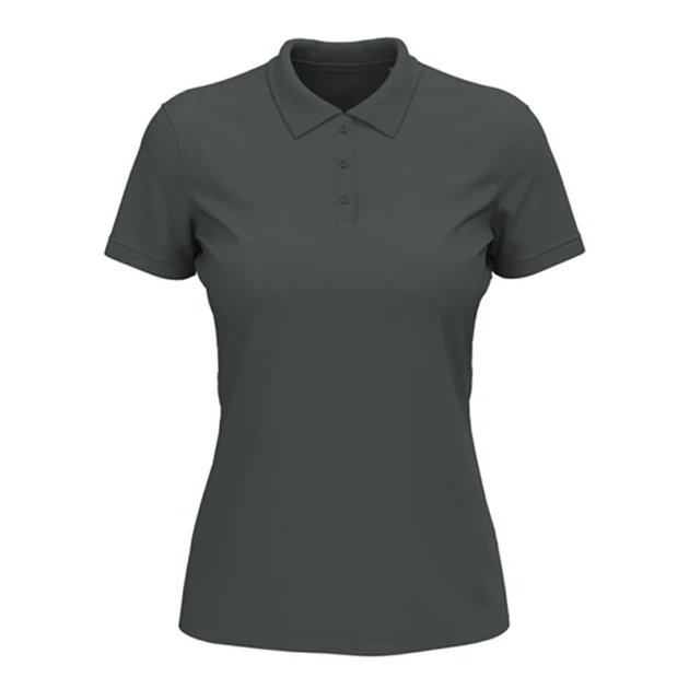 Stedman Polo da donna in piqué di cotone Lux a maniche corte